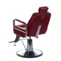 Santai Fotel barberski HOMER BH-31237 Wiśniowy
