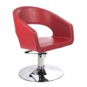 Santai Fotel fryzjerski Paolo BH-8821 czerwony