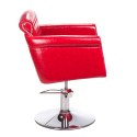 Santai Fotel fryzjerski ALBERTO BH-8038 Czerwony