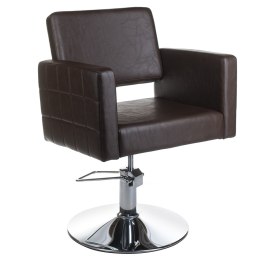 Fotel fryzjerski Ernesto brązowy BM-6302
