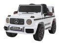 Mercedes AMG G63 dla dzieci Biały + Pilot + MP3 LED + Wolny Start + EVA + Pasy