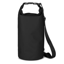 Worek plecak torba Outdoor PVC turystyczna wodoodporna 10L - czarny