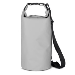 Worek plecak torba Outdoor PVC turystyczna wodoodporna 10L - szara