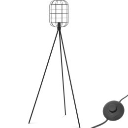 Lampa stojąca podłogowa klosz z siatki E27 163 cm
